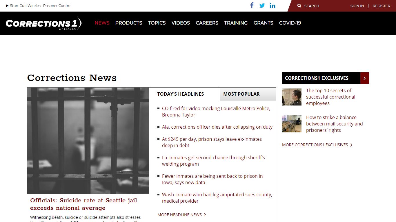 Corrections News